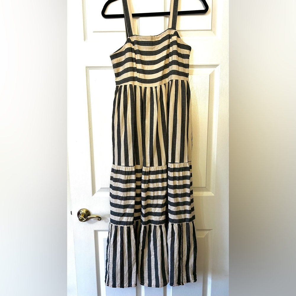 Striped maxi dress